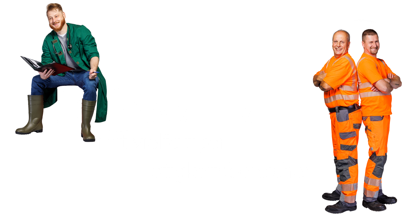 23 Ämter mit vielfältigen Tätigkeitsbereichen