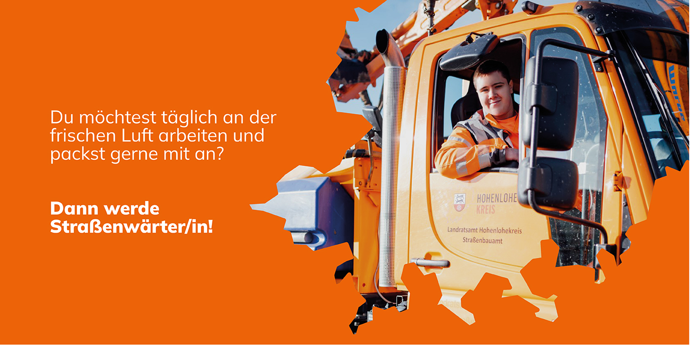 Du möchtest täglich an der frischen Luft arbeiten und packst gerne mit an? Dann werde Straßenwärter/in!